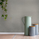 Gray Glossy 12"x12" Penny Round Mosaic Floor and Wall Tile - MSI Collection home decor item view