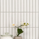 White Matte 12"x12" Stacked Pattern Matte Porcelain Floor and Wall Tile - MSI Collection flower pot view