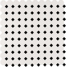 Black and White Octagon 11.61"x11.61" Matte Porcelain Mosaic Tile - MSI Collection product shot tile view 2