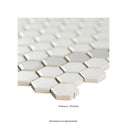White and Gray Hive Pattern 11.73"x11.85" Matte Porcelain Floor and Wall Tile - MSI Collection measure  view 2