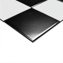 White and Black Checkered 8"x16" Matte Porcelain Mosaic Floor and Wall Tile - MSI Collection