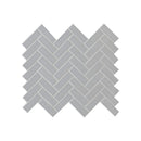 Retro Herringbone Gray 12.75" x 12.88" Porcelain Mesh-Mounted Mosaic Tile Misc-MSI Collection