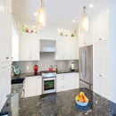 Retro Herringbone Gray 12.75" x 12.88" Porcelain Mesh-Mounted Mosaic Tile Misc-MSI Collection product shot kitchen view 2