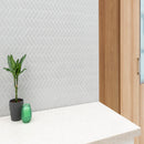 Retro Herringbone Gray 12.75" x 12.88" Porcelain Mesh-Mounted Mosaic Tile Misc-MSI Collection