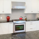 Retro Herringbone Gray 12.75" x 12.88" Porcelain Mesh-Mounted Mosaic Tile Misc-MSI Collection product shot kitchen view