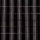 Black Matte 12"x12" Stacked Pattern Matte Porcelain Floor and Wall Tile - MSI Collection wall view 2
