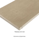 Sierra Umber 4"x12" Matte Subway Porcelain Tile - MSI Collection