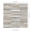 Ravello Mini Stack 12"x12" Polished Marble Mosaic Floor and Wall Tile - MSI Collection