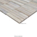 Ravello Mini Stack 12"x12" Polished Marble Mosaic Floor and Wall Tile - MSI Collection