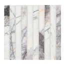 Scollopini Lilac Pattern 11"x12" Honed Marble Mosaic Floor and Wall Tile - MSI Collection