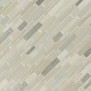 Everest interlocking 12X12 porcelain and stone mesh mounted mosaic tile SMOT-SPIL-EVER8MM product shot angle view