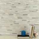 Everest interlocking 12X12 porcelain and stone mesh mounted mosaic tile SMOT-SPIL-EVER8MM product shot wall view 3