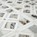 Tessere Pattern 12"x12" Polished Marble Mosaic Floor and Wall Tile - MSI Collection