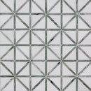 Verdant Green 12"x12" Geometrica Pattern Polished Marble Mosaic Floor And Wall Tile - MSI Collection