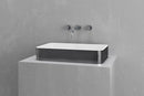 Rectangular vessel sink
