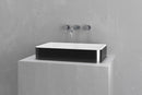 Rectangular vessel sink