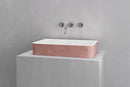 Rectangular vessel sink