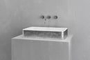 Rectangular vessel sink