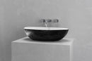 Oval vessel sink