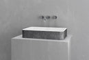 Rectangular vessel sink