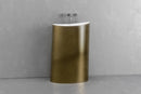 Oval Pedestal sink