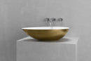 Egg shape vessel sink