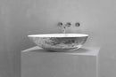 Egg shape vessel sink