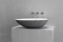 Egg shape vessel sink