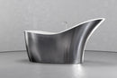 Freestanding slipper shape bathtub