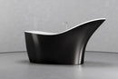 Freestanding slipper shape bathtub