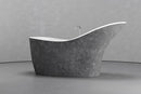 Freestanding slipper shape bathtub