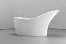 Freestanding slipper shape bathtub