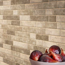 Sandhills interlocking 11.81 in x 11.81 in glass meshmounted mosaic tile SMOT-GLSIL-SAND6MM prod shot closeup view