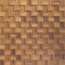Sapele Infinity Mesh-mounted wood Mosaic Wall Tile 985003 top view