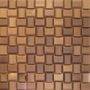 Sapele Pyramid Mesh-mounted Wood Mosaic Wall Tile 985002 top view