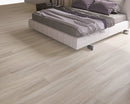 WPC Vinyl Rigid Core 7" Width 60" RL, 9.5mm Thick, 1.5mm IXPE Satin Beige Domaine Floors - Mazzia Collection bedroom view 5