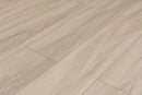 WPC Vinyl Rigid Core 7" Width 60" RL, 9.5mm Thick, 1.5mm IXPE Satin Beige Domaine Floors - Mazzia Collection angle view 3