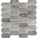 Savoy Picket Pattern 11.72x11.93 glass mesh mounted mosaic tile SMOT GLSPK SAVOY8MM product shot multiple tiles close up view