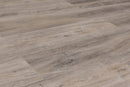 SPC Vinyl Rigid Core 7" Width 60" RL, 6mm Thick, 1.5mm IXPE Select Chrome, Amare Floors - Mazzia Collection plank angle view