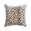 Shearling Leopard Lumbar Pillow