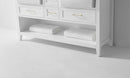 Hayley Bathroom Vanity with Sink and Carrara White Marble Top Cabinet Set Villohome