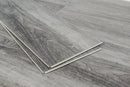 SPC Vinyl Rigid Core 7" Width 60" RL, 6mm Thick, 1.5mm IXPE  Nocturne Blade Silva Floors - Mazzia Collection Product shoot tile edge view