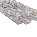 Silver Ledger 3D Panel 6"x24" Natural Travertine Wall Tile
