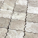 Silver Shadow Marble Casablanca on 12" x 12" Mesh Mosaic Tile