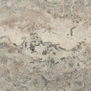Silver Pattern Honed unfilled chipped brushed Travertine Floor And Wall Tile TTSIL-PAT-HUCB product shot top view 5
