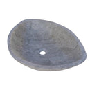 Sirius Gray Marble Above Vanity Designer Bathroom Designer Sink Honed (W)22" (D)18" (H)5.5" angle view product shot