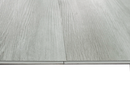 SPC Vinyl Rigid Core 9" Width 60" RL, 7mm Thick, 1.5mm IXPE Smoked Pewter Omnia Floors - Mazzia Collection Product shoot tile edge view