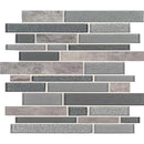 Smoky alps interlocking 11.81X11.81 glass Stone mesh mounted mosaic tile SMOT-GLSPIL-SMOALP8MM product shot multiple tiles close up view