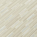 Snowcap Blend Interlocking Mesh-Mounted Mosaic Tile 12.2"x11.81" Multi finish- MSI Collection