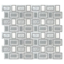 Soho stax 11.25X13 glass stone mesh mounted mosaic tile SMOT-SGLS-SOHSTA8MM product shot multiple tiles top view